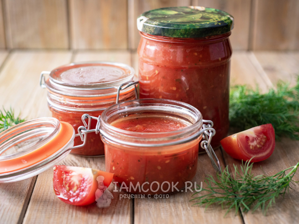 Домашний густой кетчуп из помидоров на зиму, рецепт с фото