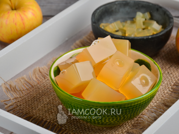 Мармелад из яблочного сока с агар-агаром в домашних условиях, рецепт с фото