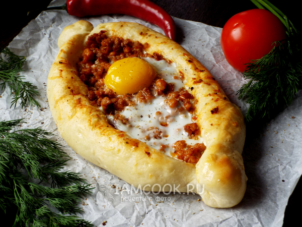 Грузинские хачапури с мясом – за полчаса | Рецепт | Идеи для блюд, Еда, Рецепты приготовления