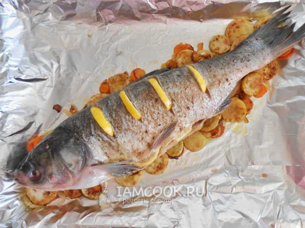 Как запечь рыбу в духовке целиком без фольги простой рецепт пошаговый