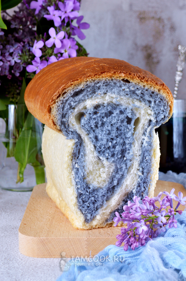 Хлеб «Волшебный синий завиток»
