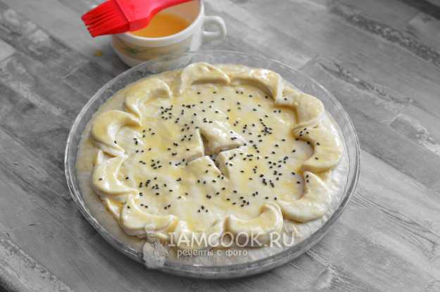 Пирог с сайрой и картошкой рецепт с фото из дрожжевого теста в духовке