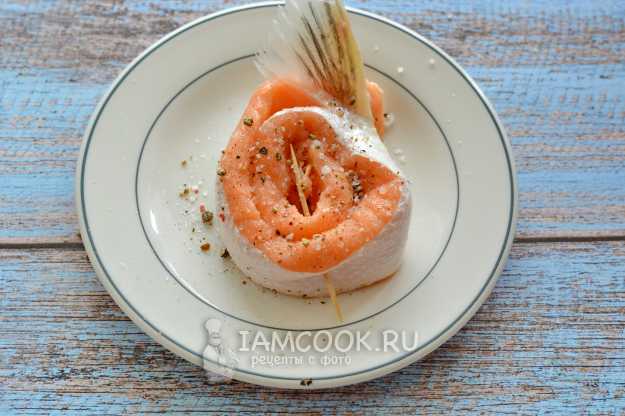 Картошка с брюшками семги в духовке — рецепт с фото пошагово