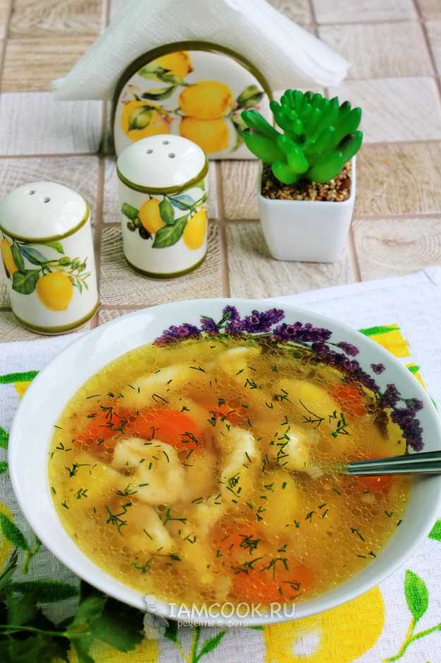 Мясной суп с гречневой крупой
