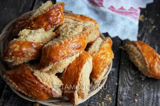 Гата армянская - простой рецепт слоеного печенья с грецкими орехами
