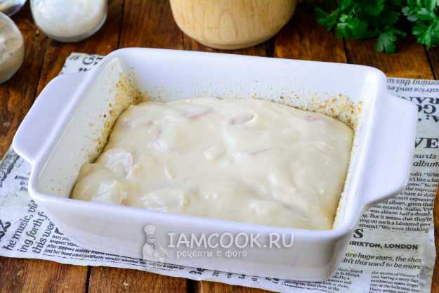 Пирог с картофелем и сосисками