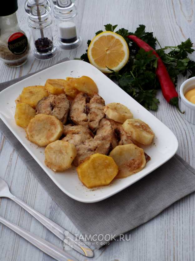Терпуг в духовке с картошкой – рецепт с фото пошагово