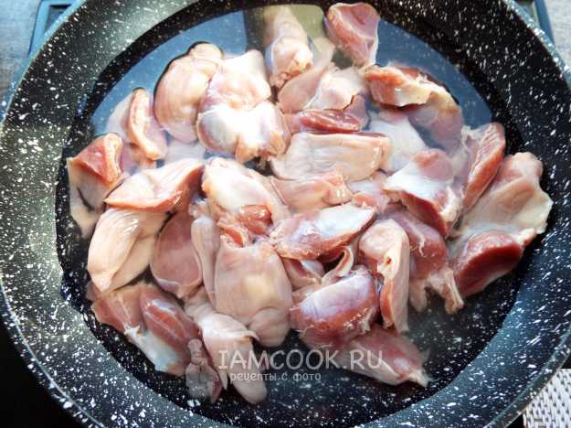 Салат из куриных желудков рецепт с фото очень вкусный