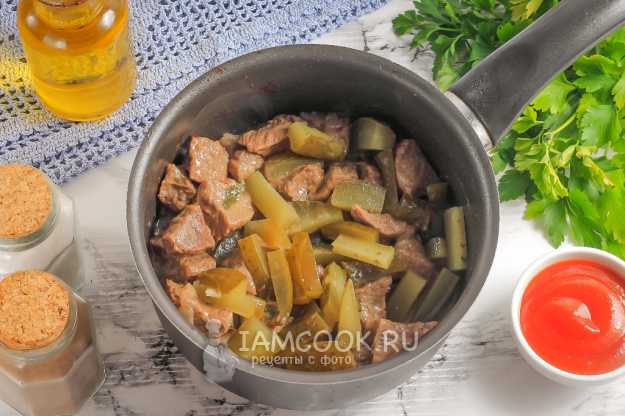 Подлива из говядины с соленым огурцом и овощами рецепт с фото пошагово - gkhyarovoe.ru