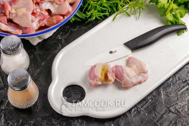 Как приготовить куриные желудки по-корейски