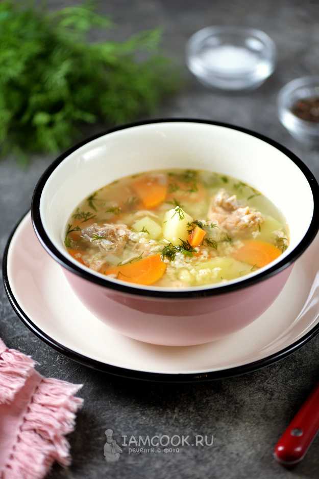 Рыбный суп из консервов горбуши - пошаговый рецепт с фото