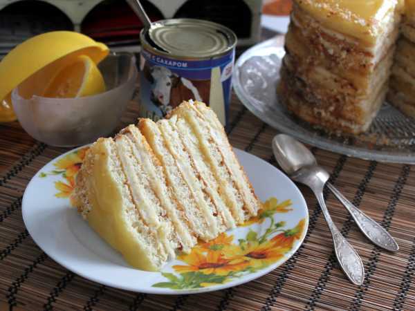 Маковый торт с лимонным курдом — рецепт с фото пошагово