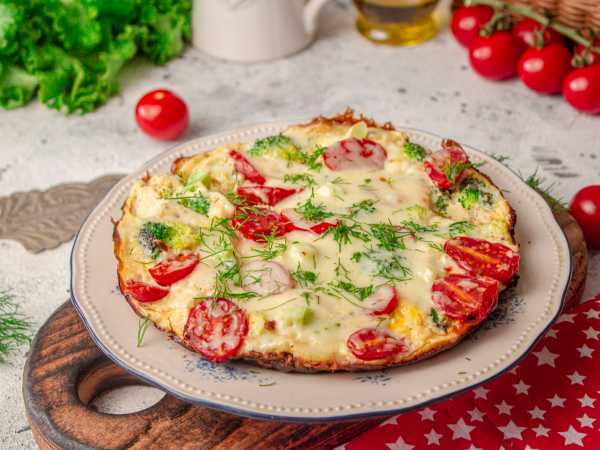 Омлет с помидорами и сыром в духовке - рецепт автора Вероника
