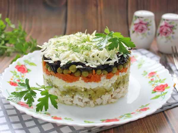 Слоеные салаты – рецепты с фото (пошагово)