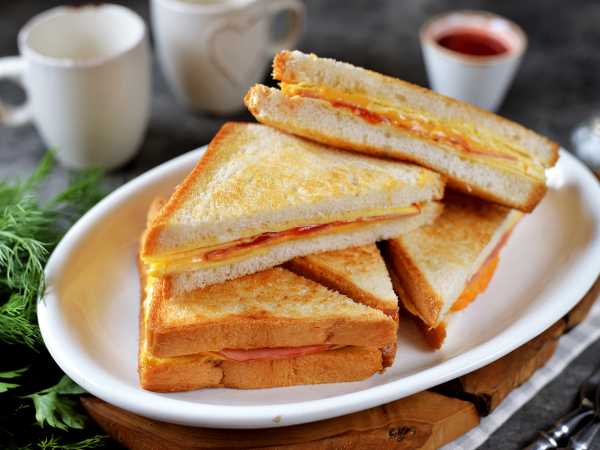 Сэндвич с ветчиной, сыром и горчично-медовым соусом, пошаговый рецепт с фото на ккал