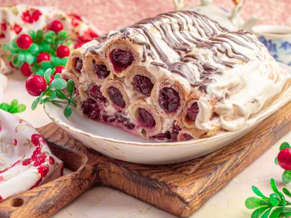 Торт «Пьяная вишня», пошаговый рецепт на ккал, фото, ингредиенты - Снежинка Татьяна