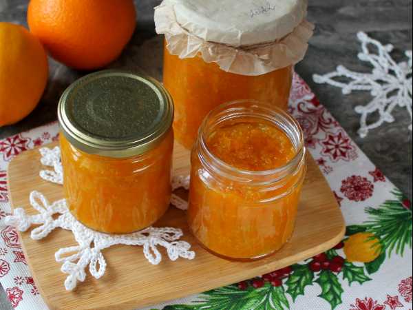 2. Варенье из кабачков с апельсинами и имбирём