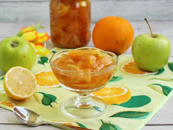 Варенье из яблок с апельсином на зиму – рецепты дольками