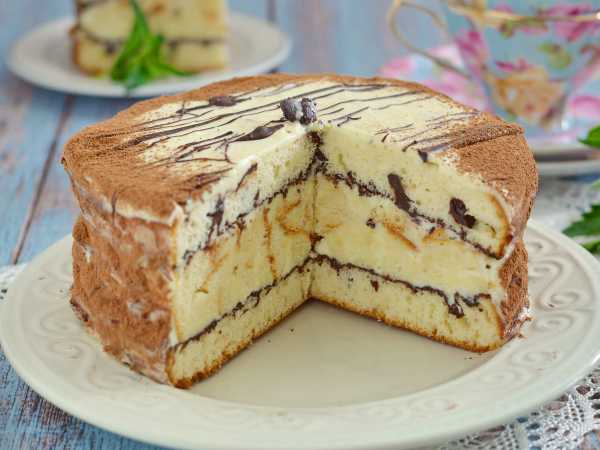 торт бисквит со сгущенкой рецепт с фото | Дзен