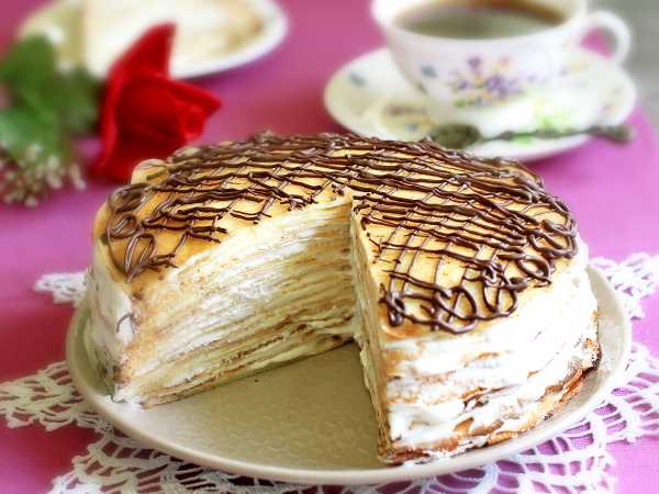 Торты из блинов — секреты правильного приготовления блинного торта