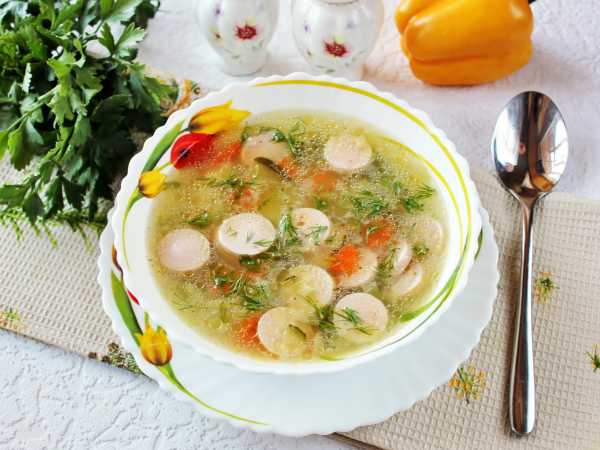 Перловая каша с сосисками и овощами рецепт с фото пошагово