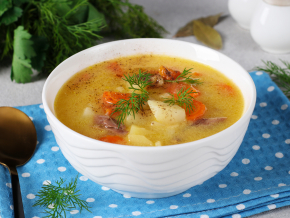 Как приготовить Диетический суп с курицей и яйцом для похудения рецепт пошагово