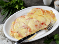 Картошка по-французски с курицей - простой и вкусный рецепт с пошаговыми фото