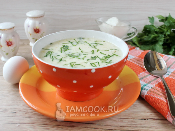 Суп из мацони, рецепт с фото