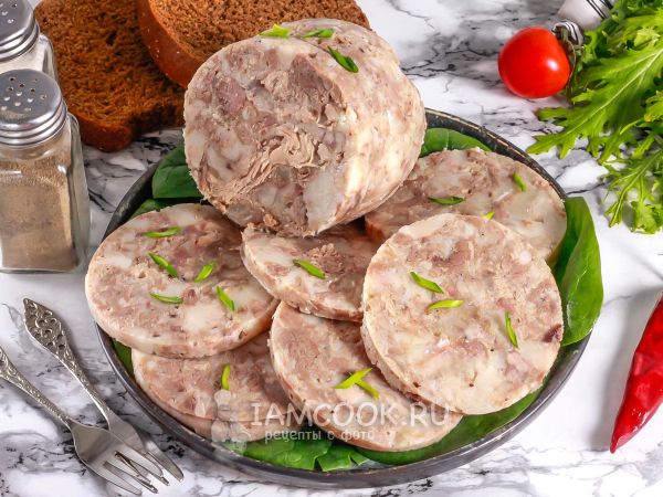 Рулет из свиной головы рецепт – Белорусская кухня: Закуски. «Еда»