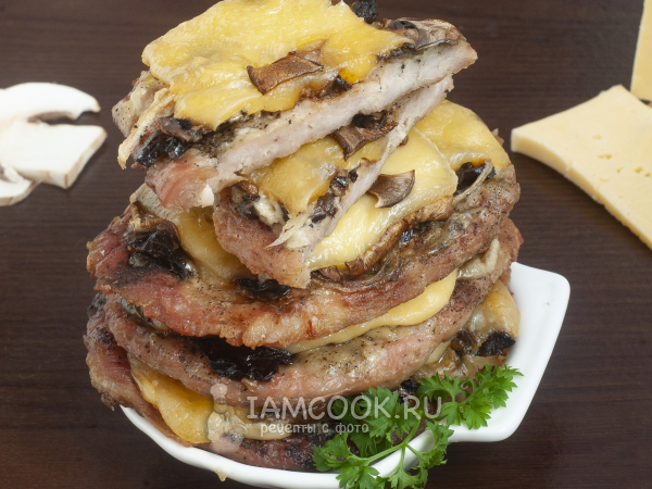 Мясо по-французски, пошаговый рецепт на ккал, фото, ингредиенты - Amaliya