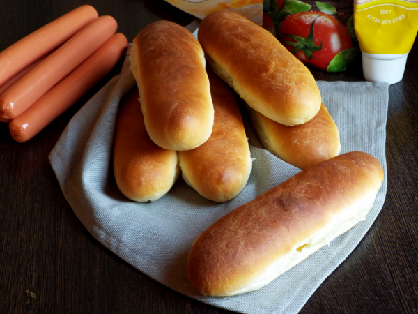 Булочки для французских хот-догов, рецепт с фото