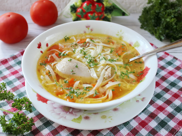 Куриный суп с вермишелью и картошкой, пошаговый рецепт с фото на ккал