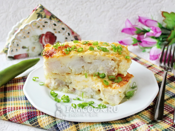 Рыбная запеканка с сыром в духовке — рецепт с фото пошагово