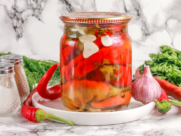 Маринованный красный перец по-армянски на зиму - рецепт с фото