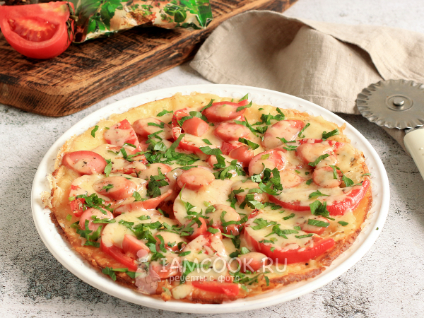 Пицца из лаваша и яиц на сковороде — рецепт с фото пошагово