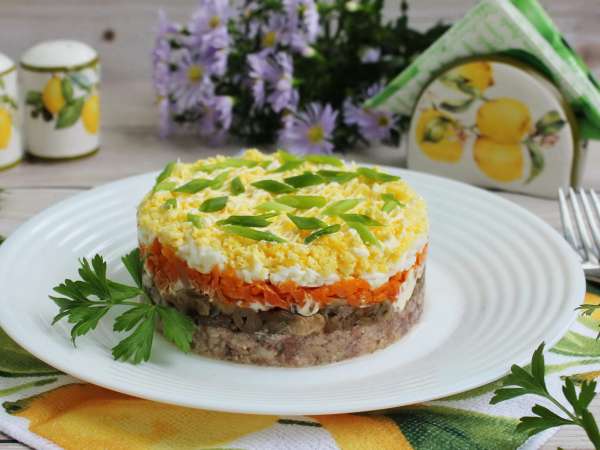 Салат Мимоза без картошки: классический рецепт приготовления с фото