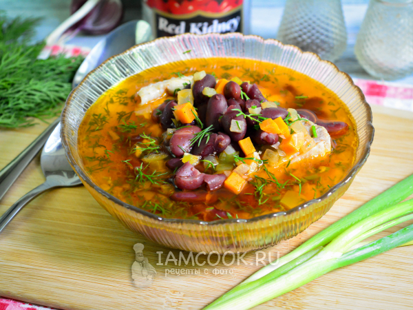 Суп фасолевый с мясом – пошаговый рецепт приготовления с фото