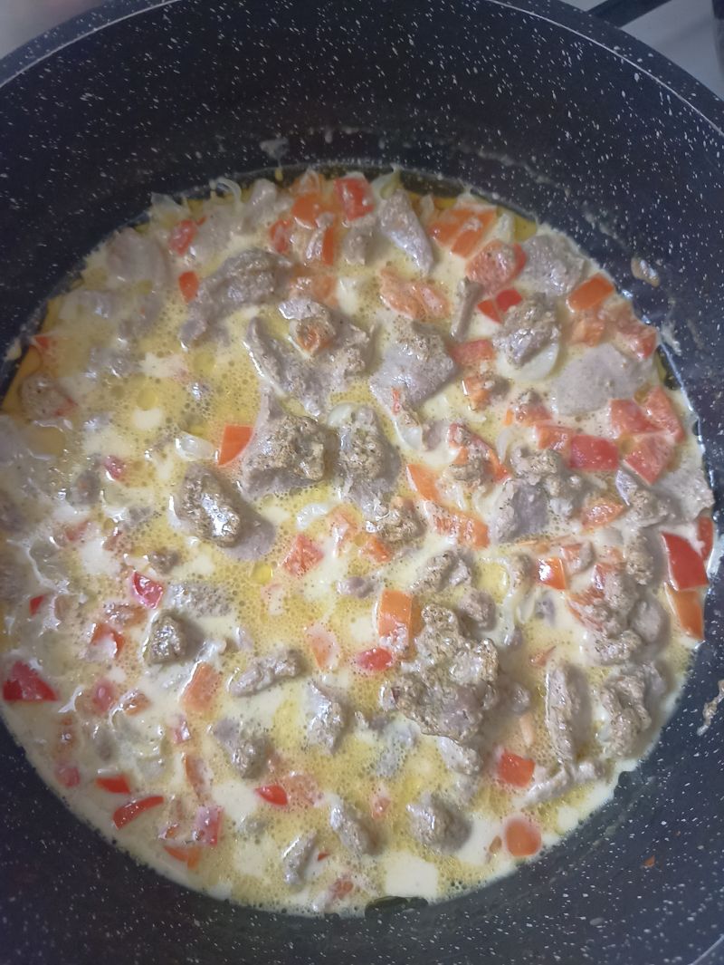 Макароны с куриной грудкой в сливочном соусе — рецепт с фото пошагово