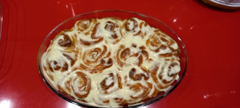 Булочки Синабон с корицей и сливочным кремом — рецепт с фото пошагово