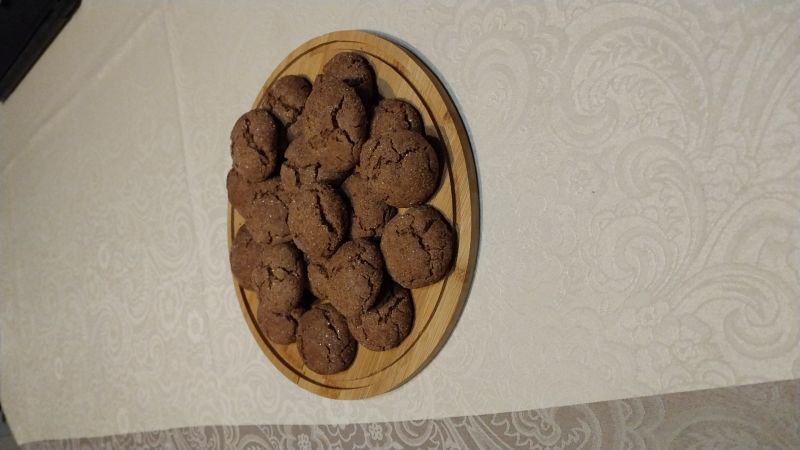 Шоколадное песочное печенье с корицей — рецепт с фото пошагово