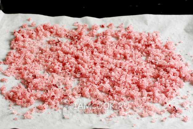 Цветной сахар как сделать -пошаговый рецепт с фото