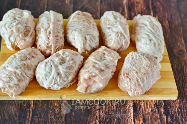 Шашлык из печени в жировой сетке — рецепт с фото пошагово