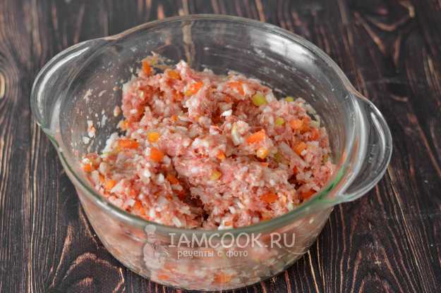 Ленивы�й перец с рисом и фаршем на сковороде — рецепт с фото