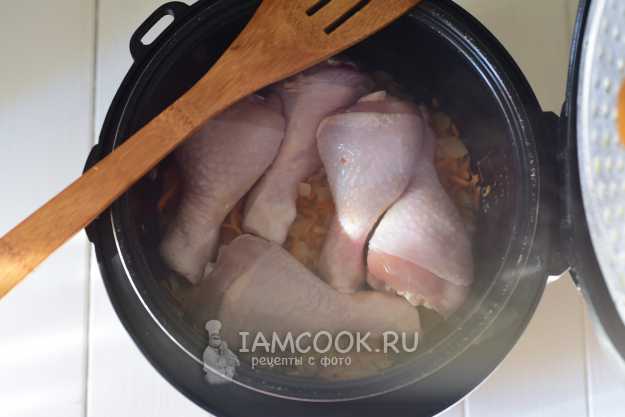Курица с картошкой в мультиварке - рецепт с пошаговыми фото | Меню недели