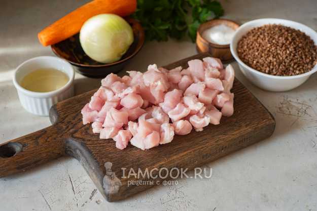 Гречка с мясом в мультиварке