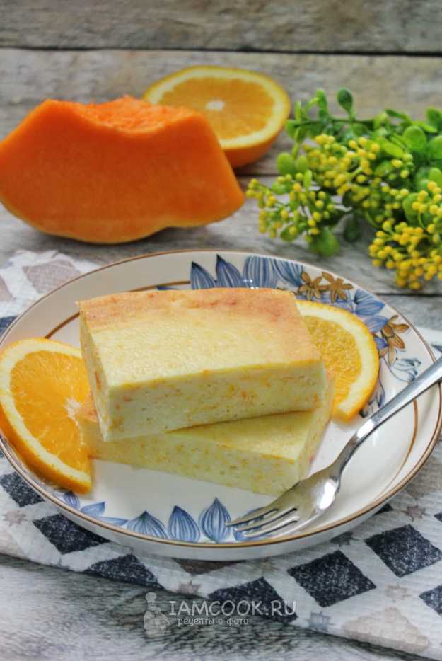 Песочный пирог с творогом и апельсином