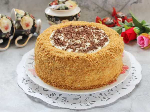Торт медовик классический рецепт с фото пошагово с заварным кремом