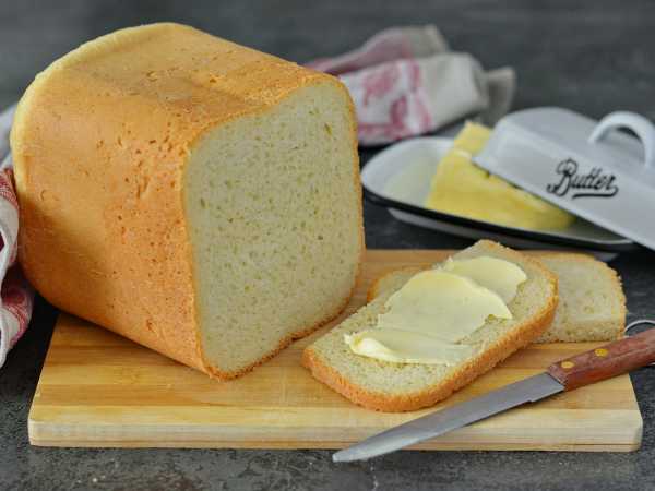 Белый хлеб в хлебопечке - простой рецепт с фото пошагово