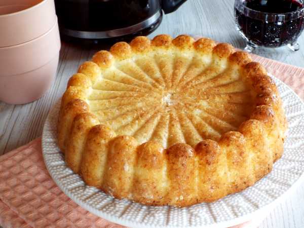 Творожно-бисквитный пирог (мультиварка) : Выпечка и десерты в мультиварке