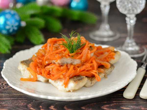Способ приготовления рыбы под маринадом из моркови и лука